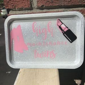 Custom made glam tray